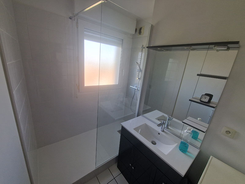 Douche après remplacement de baignoire